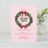 Invitation Fête de Noël Fête Fête de Noël CUSTOM (Debout devant)