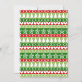 Invitation Fête de Noël Fiesta Llama (Dos)