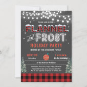 Invitation Fête de Noël Flannel et gelée adulte (Devant)