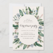 Invitation Fête de Noël Folio Watercolor (Devant)