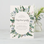 Invitation Fête de Noël Folio Watercolor (Debout devant)