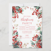 Invitation Fête de Noël Folive d'hiver (Devant)