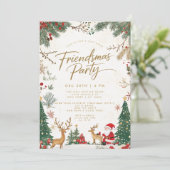 Invitation Fête de Noël Friendsmas (Debout devant)