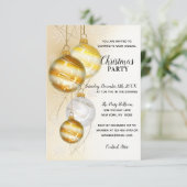 Invitation FÊTE DE NOËL GOLD Corporate Office Company (Debout devant)