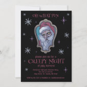 Invitation Fête de Noël Halloween (Devant)