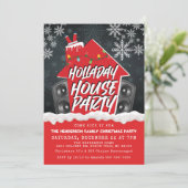 Invitation Fête de Noël Hip hop (Debout devant)