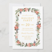 Invitation Fête de Noël hiver Waterton (Devant)