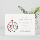 Invitation Fête de Noël Holly (Debout devant)
