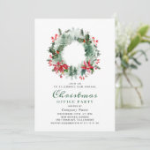Invitation Fête de Noël Holly Berry (Debout devant)