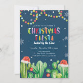 Invitation Fête de Noël Invitation Cactus Invitati (Devant)