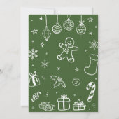 Invitation Fête de Noël Jingle et Mingle (Dos)