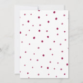 Invitation Fête de Noël Jingle et Mingle (Dos)