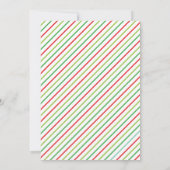 Invitation Fête de Noël Jingle et Mingle (Dos)