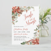 Invitation Fête de Noël Jingle et Mingle (Debout devant)