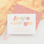 Invitation Fête de Noël Jingle & Mingle