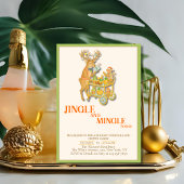 Invitation Fête de Noël Jingle & Mingle Tropical