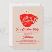 Invitation Fête de Noël Joyeux Noël Musique (Devant)