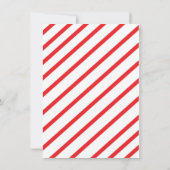 Invitation Fête de Noël Joyeux pieds Père Noël & Mme (Dos)