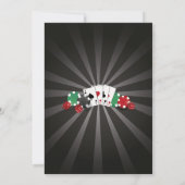 Invitation Fête de Noël Las Vegas Casino Dice Holidays (Dos)