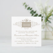 Invitation Fête de Noël, Latte (Debout devant)