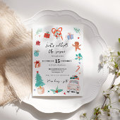 Invitation Fête de Noël lunatique