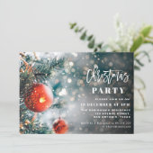 Invitation fête de Noël magique (Debout devant)