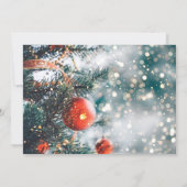 Invitation fête de Noël magique (Dos)