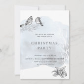 Invitation Fête de Noël magique d'hiver (Devant)