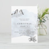 Invitation Fête de Noël magique d'hiver (Debout devant)