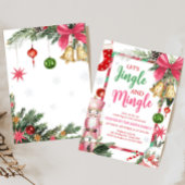 Invitation Fête de Noël Merrymaking Jingle et Mingle