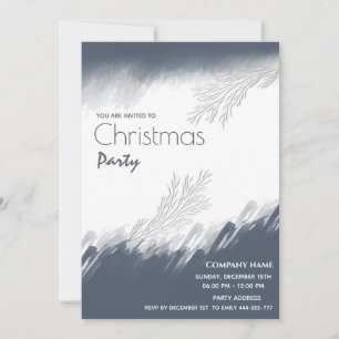 Invitation Fête de Noël minimaliste de l'entreprise