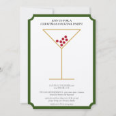 Invitation Fête de Noël minimaliste moderne (Devant)