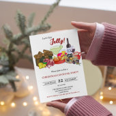 Invitation Fête de noël minimaliste moderne