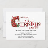 Invitation Fête de Noël minimaliste moderne (Devant)