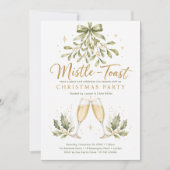 Invitation Fête de Noël Mistle‑Toast (Devant)