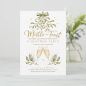 Invitation Fête de Noël Mistle‑Toast (Debout devant)