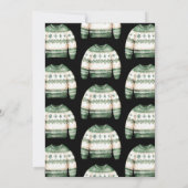 Invitation Fête de Noël moche (Dos)