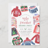 Invitation Fête de Noël moche (Devant)