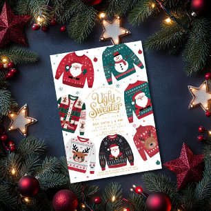 Invitation Fête de Noël moche