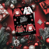 Invitation Fête de Noël moche