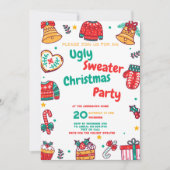 Invitation Fête de Noël moche (Devant)