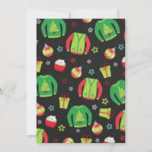 Invitation Fête de Noël moche (Dos)