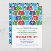 Invitation Fête de Noël moche Sweat Fête de Noël (Devant / Derrière)