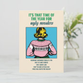 Invitation Fête de Noël moche Sweat Fête Pop Art (Debout devant)