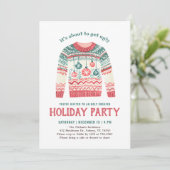 Invitation Fête de Noël moche Sweet (Debout devant)