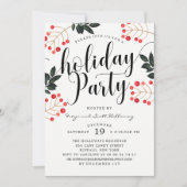 Invitation Fête de Noël moderne (Devant)