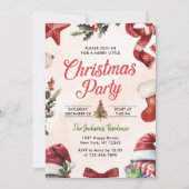 Invitation Fête de Noël moderne (Devant)