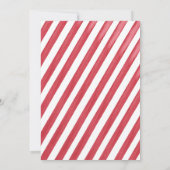 Invitation Fête de Noël moderne (Dos)