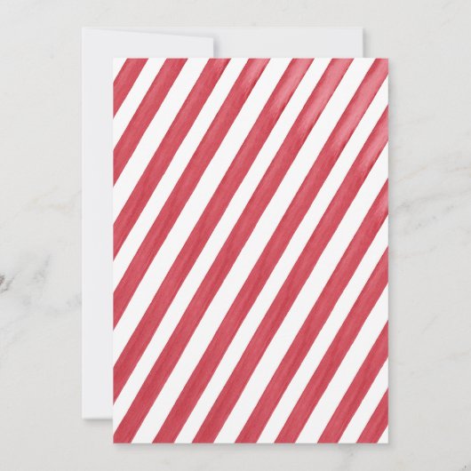 Invitation Fête de Noël moderne (Dos)