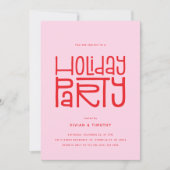 Invitation Fête de Noël moderne (Devant)